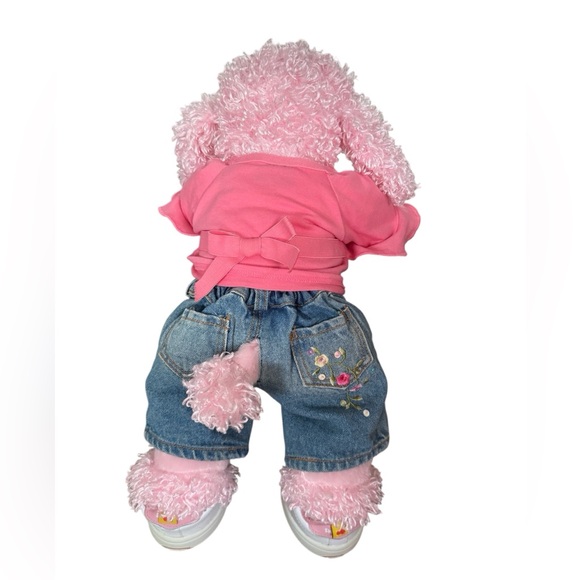 2003 Build-A-Bear Pink Poodle Dog 15" Plush w/ Full Outfit - Picture 2 of 7